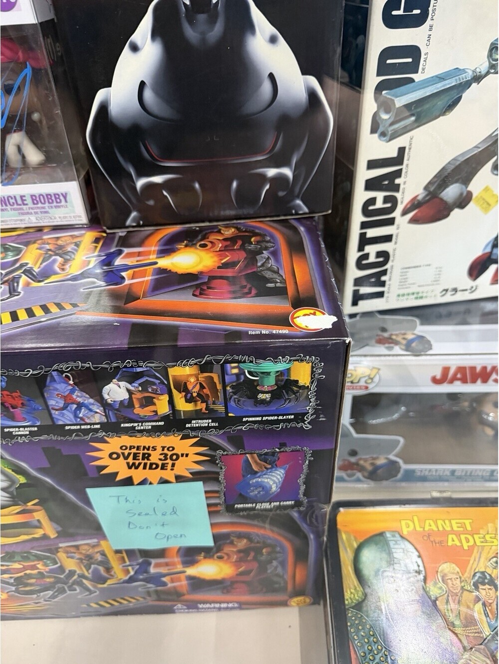 1996 SPIDER-MAN SPIDER WARS CRIME CENTRAL PLAYSET Toy Biz - Picture 2 of 6